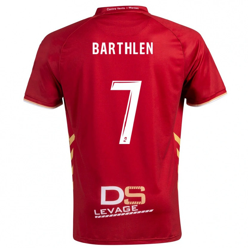 Danxen Dames Léo Barthlen #7 Bourgondisch Goud Uitshirt Uittenue 2025/26 T-Shirt