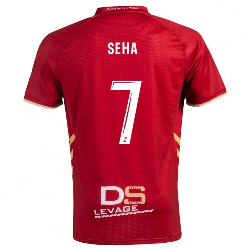 Danxen Dames Zaid Seha #7 Bourgondisch Goud Uitshirt Uittenue 2025/26 T-Shirt