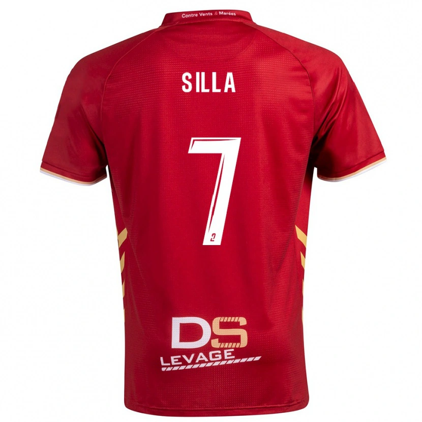 Danxen Dames Mamadu Silla #7 Bourgondisch Goud Uitshirt Uittenue 2025/26 T-Shirt
