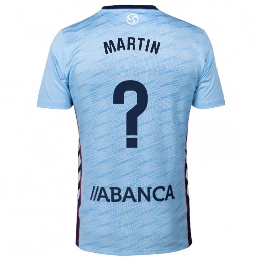 Danxen Kinderen Pablo Martín #0 Hemelsblauw Rood Thuisshirt Thuistenue 2025/26 T-Shirt
