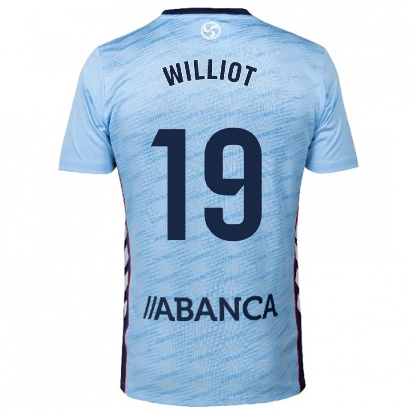 Danxen Kinderen Williot Swedberg #19 Hemelsblauw Rood Thuisshirt Thuistenue 2025/26 T-Shirt