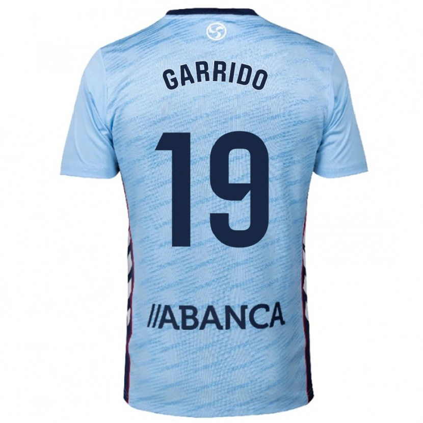 Danxen Kinderen Manu Garrido #19 Hemelsblauw Rood Thuisshirt Thuistenue 2025/26 T-Shirt