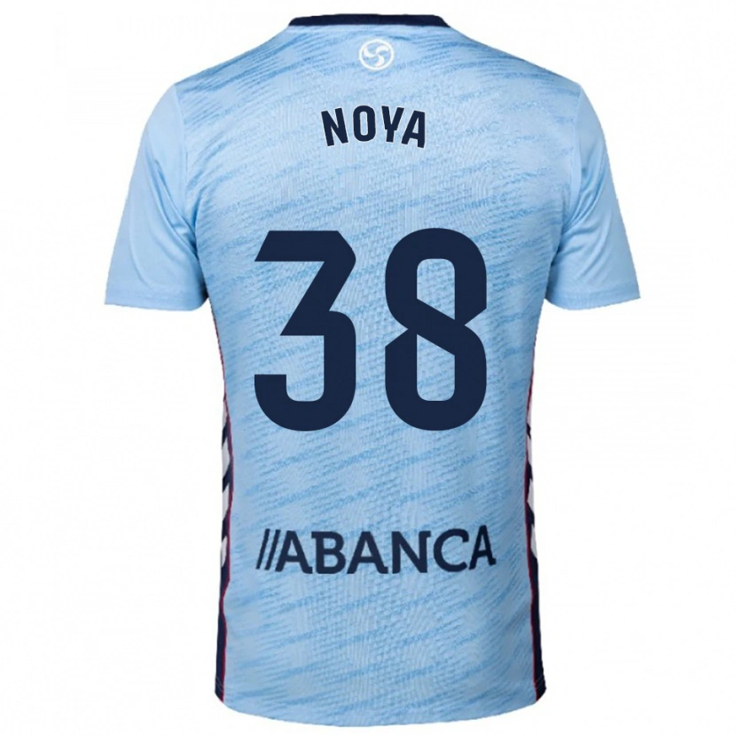 Danxen Kinderen Dani Noya #38 Hemelsblauw Rood Thuisshirt Thuistenue 2025/26 T-Shirt
