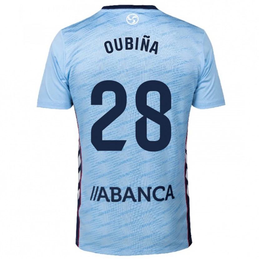 Danxen Kinderen Jimena Oubiña #28 Hemelsblauw Rood Thuisshirt Thuistenue 2025/26 T-Shirt