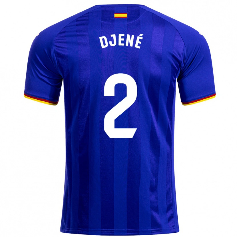 Danxen Kinderen Djené #2 Blauw Rood Geel Thuisshirt Thuistenue 2025/26 T-Shirt