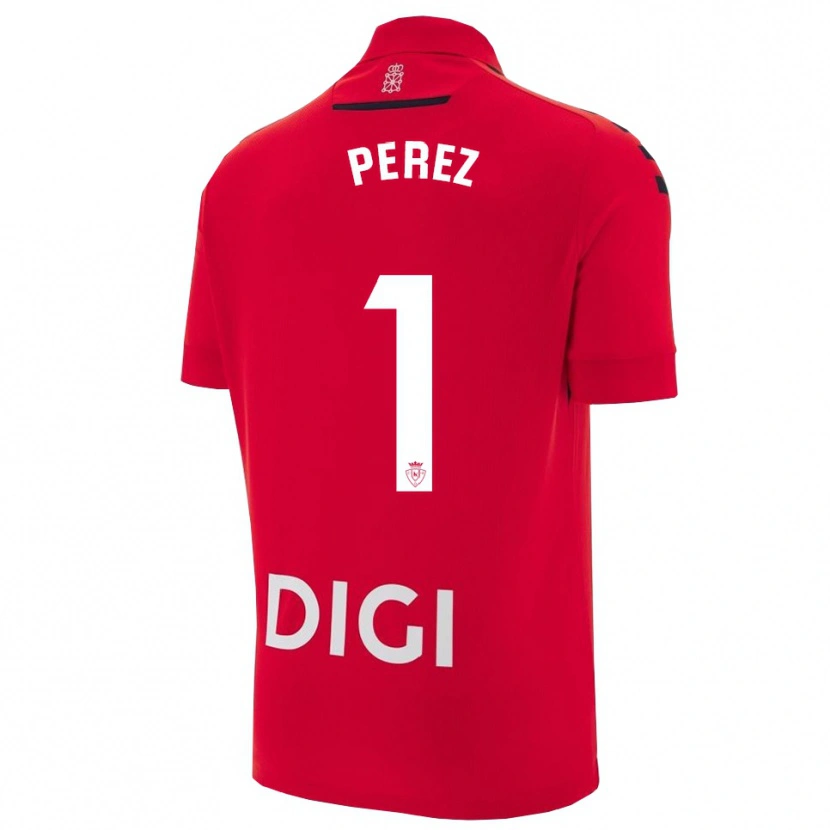 Danxen Kinderen Silvia Pérez Fernández De Romarategui #1 Rood Zwart Thuisshirt Thuistenue 2025/26 T-Shirt