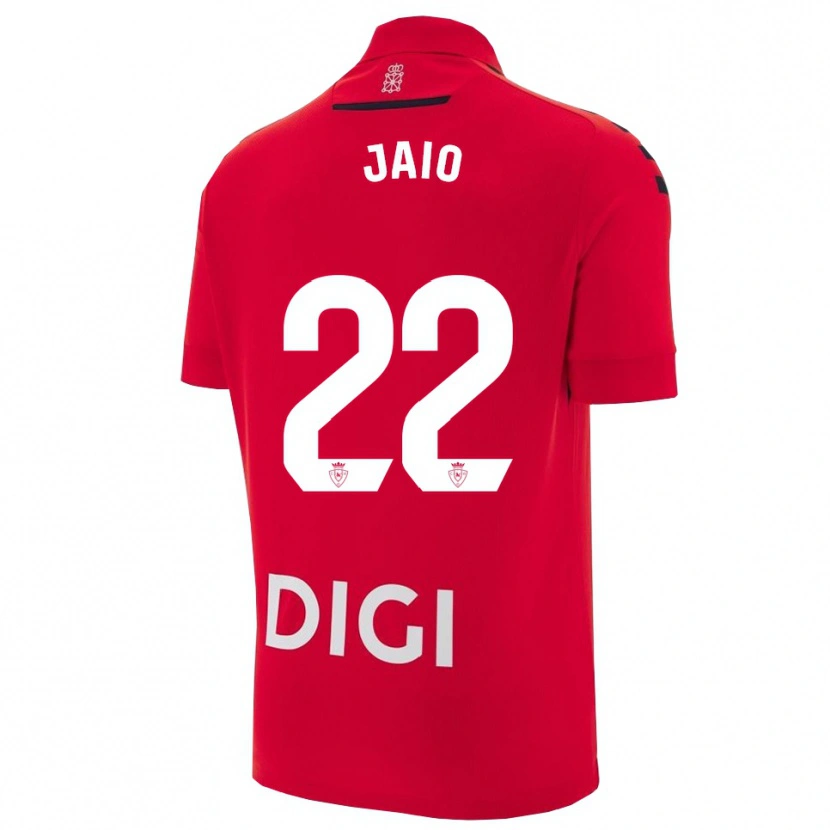 Danxen Kinderen Jaione Larraiotz Senosiain #22 Rood Zwart Thuisshirt Thuistenue 2025/26 T-Shirt