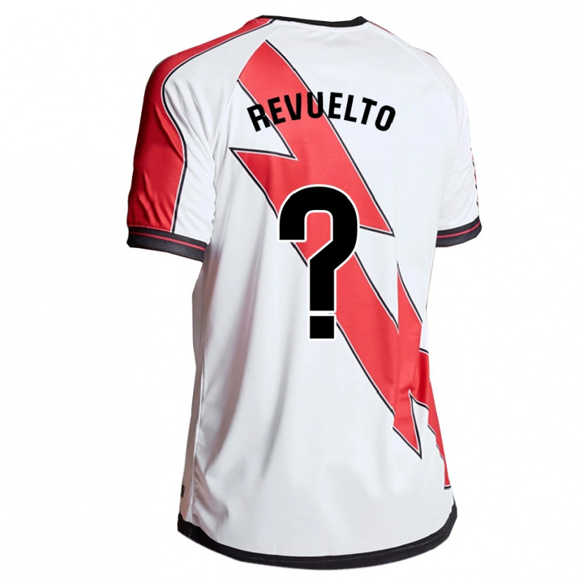 Danxen Kinderen Víctor Revuelto #0 Wit Rood Thuisshirt Thuistenue 2025/26 T-Shirt