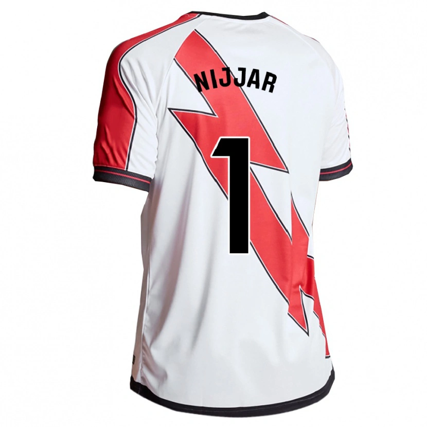 Danxen Kinderen Tejpal Nijjar #1 Wit Rood Thuisshirt Thuistenue 2025/26 T-Shirt