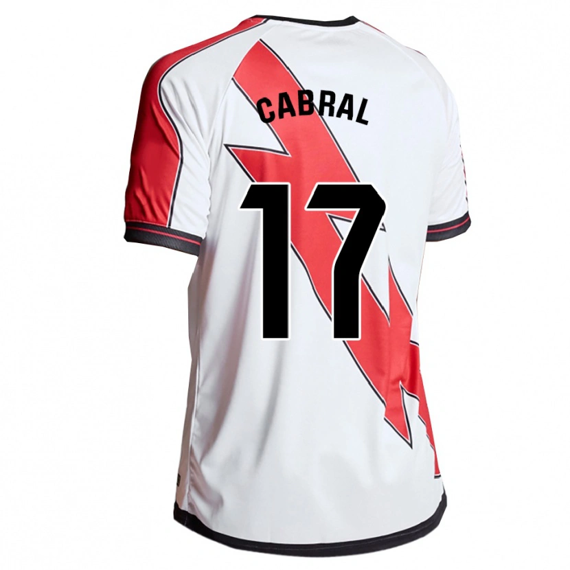 Danxen Kinderen Millene Cabral #17 Wit Rood Thuisshirt Thuistenue 2025/26 T-Shirt