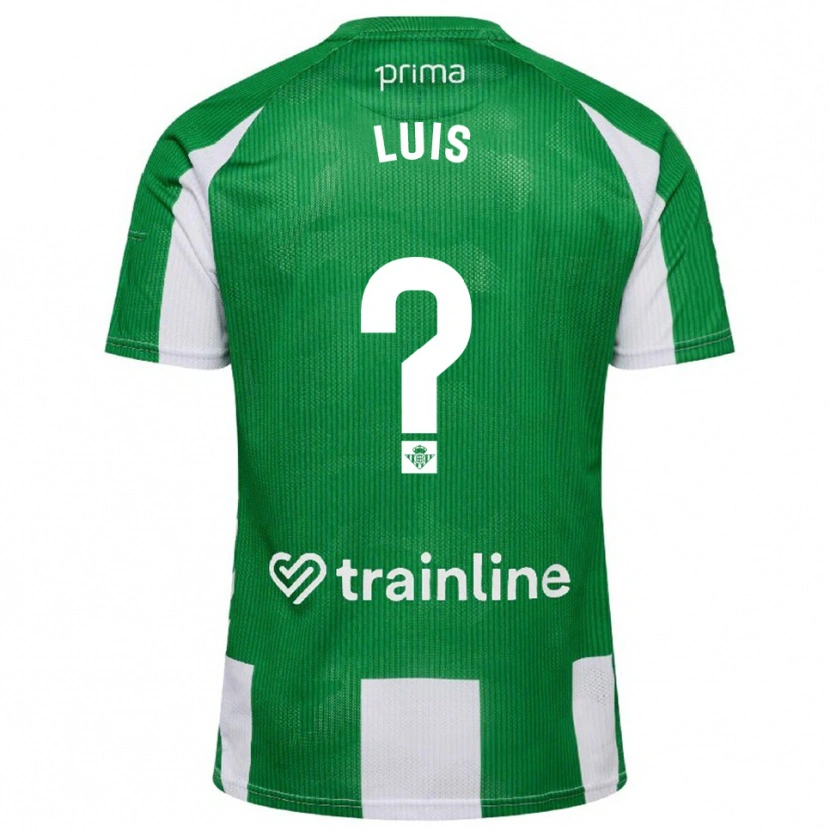 Danxen Kinderen Jorge Luis #0 Groen Wit Thuisshirt Thuistenue 2025/26 T-Shirt