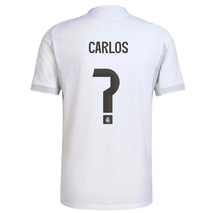 Danxen Kinderen Carlos Sánchez #0 Wit Geel Thuisshirt Thuistenue 2025/26 T-Shirt