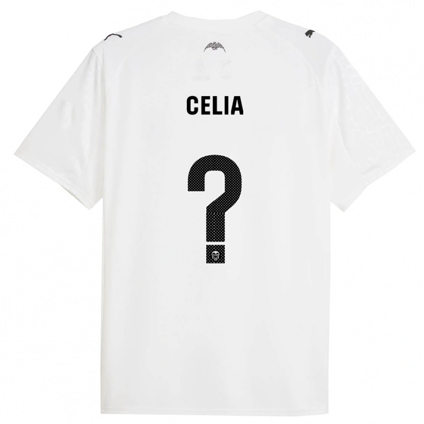 Danxen Kinderen Celia Fernández Arias #0 Wit Zwart Thuisshirt Thuistenue 2025/26 T-Shirt