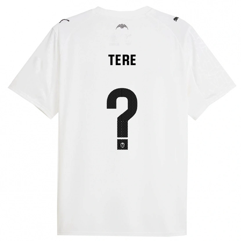 Danxen Kinderen Teresa Morató Armengo #0 Wit Zwart Thuisshirt Thuistenue 2025/26 T-Shirt