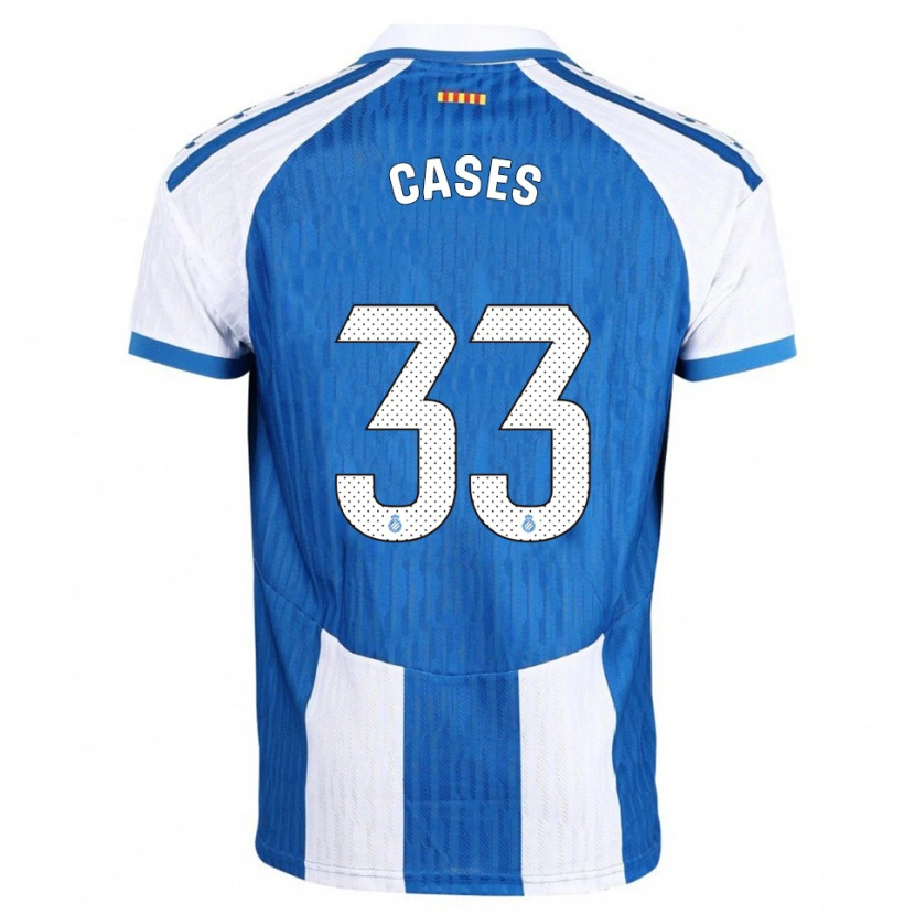 Danxen Kinderen Arnau Cases #33 Blauw Wit Thuisshirt Thuistenue 2025/26 T-Shirt