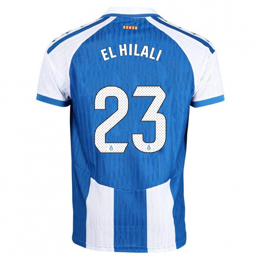 Danxen Kinderen Omar El Hilali #23 Blauw Wit Thuisshirt Thuistenue 2025/26 T-Shirt