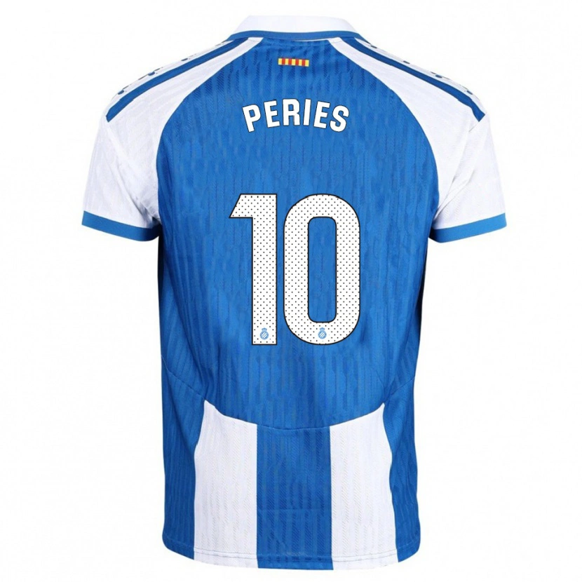 Danxen Kinderen Jan Peries #10 Blauw Wit Thuisshirt Thuistenue 2025/26 T-Shirt