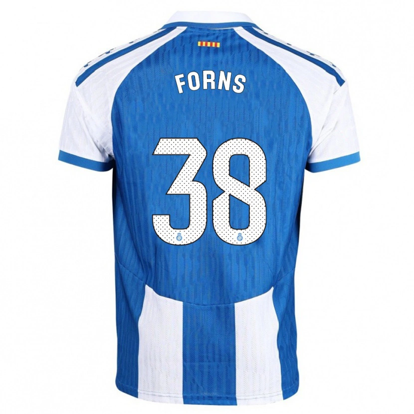 Danxen Kinderen Ian Forns #38 Blauw Wit Thuisshirt Thuistenue 2025/26 T-Shirt