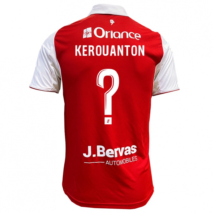 Danxen Kinderen Tania Kerouanton #0 Rood Wit Thuisshirt Thuistenue 2025/26 T-Shirt