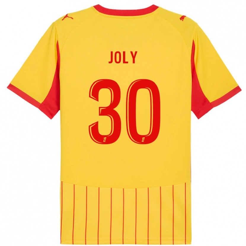 Danxen Kinderen Blandine Joly #30 Geel Rood Thuisshirt Thuistenue 2025/26 T-Shirt