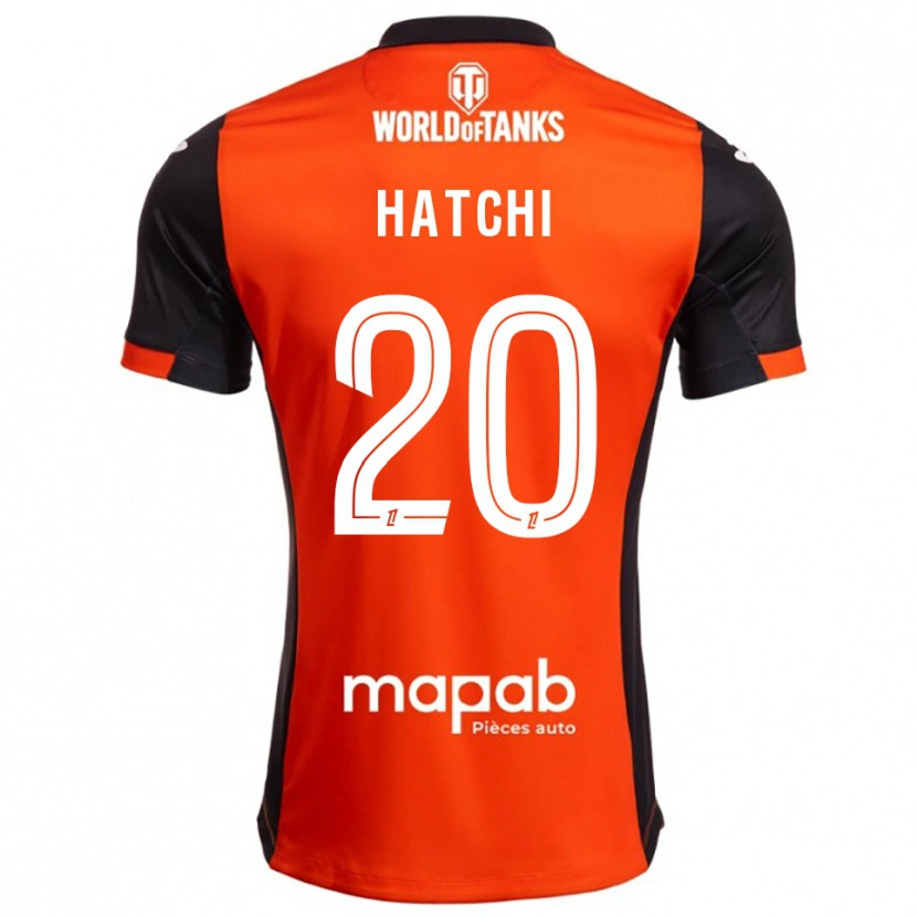 Danxen Kinderen Jérémy Hatchi #20 Zwart Oranje Thuisshirt Thuistenue 2025/26 T-Shirt