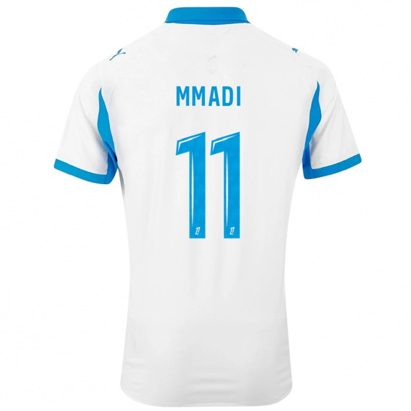 Danxen Kinderen Tadjidine Mmadi #11 Wit Hemelsblauw Thuisshirt Thuistenue 2025/26 T-Shirt
