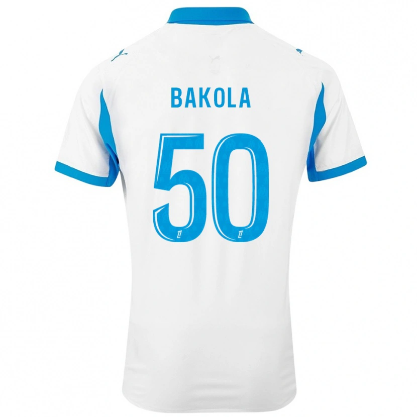 Danxen Kinderen Darryl Bakola #50 Wit Hemelsblauw Thuisshirt Thuistenue 2025/26 T-Shirt