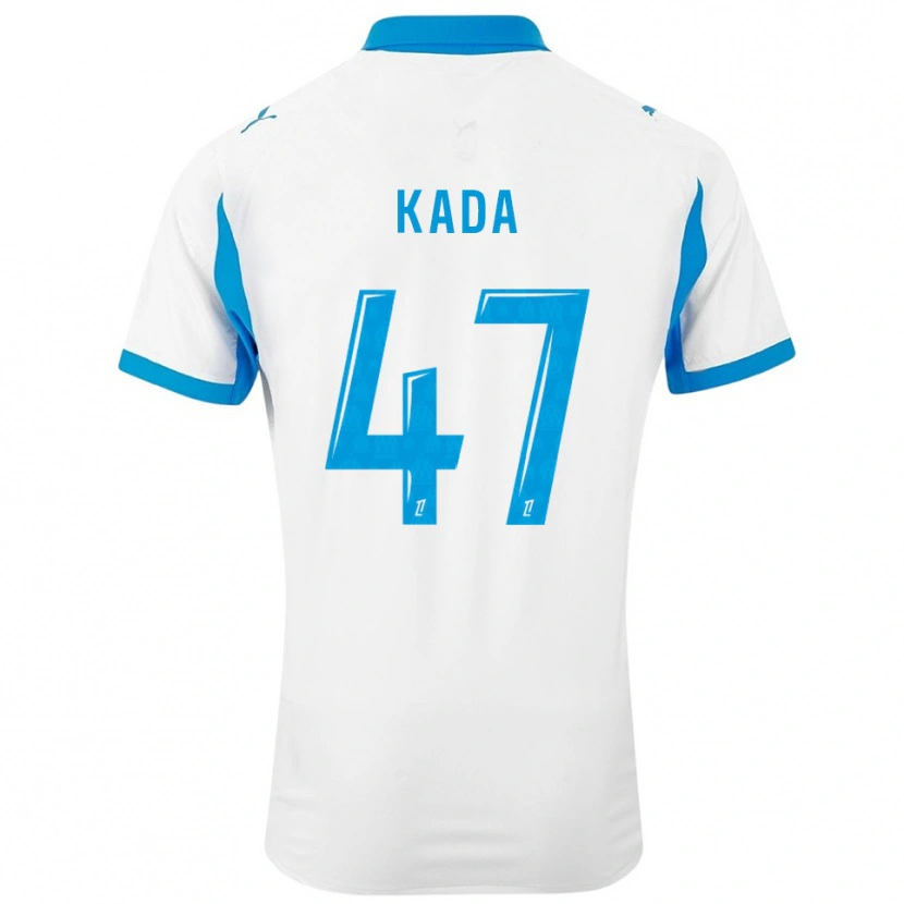 Danxen Kinderen Joakim Kada #47 Wit Hemelsblauw Thuisshirt Thuistenue 2025/26 T-Shirt