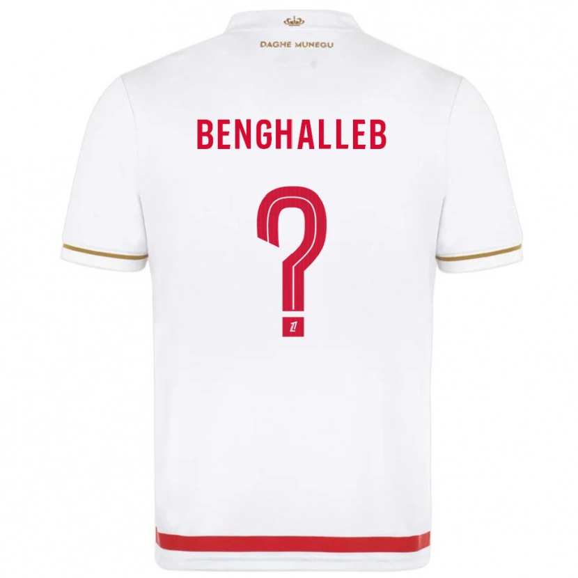 Danxen Kinderen Adam Benghalleb #0 Rood Wit Thuisshirt Thuistenue 2025/26 T-Shirt