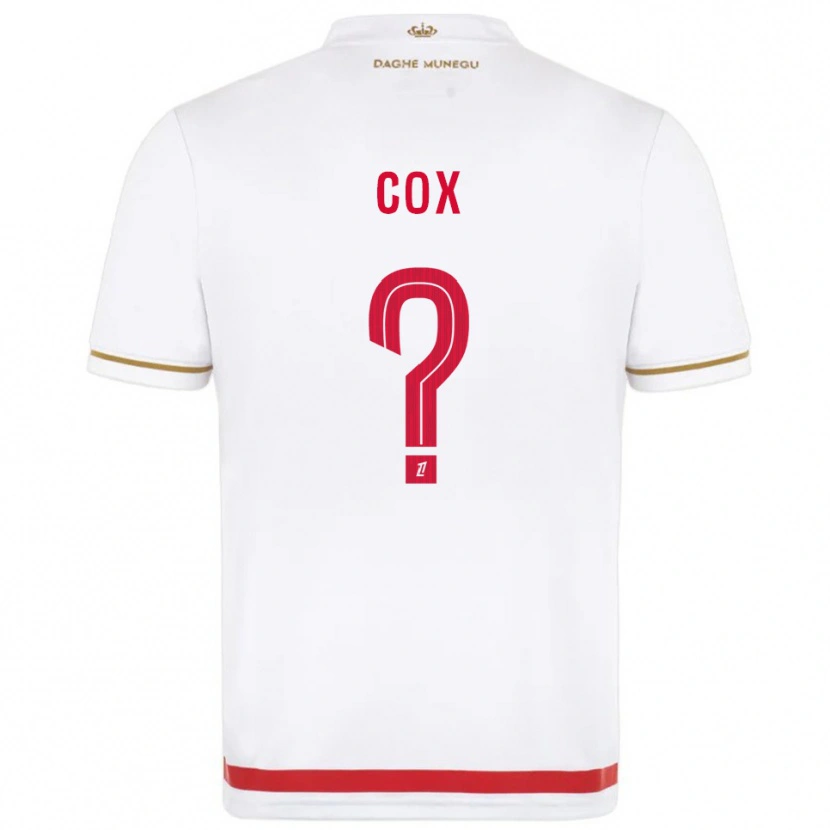 Danxen Kinderen Matthew Cox #0 Rood Wit Thuisshirt Thuistenue 2025/26 T-Shirt