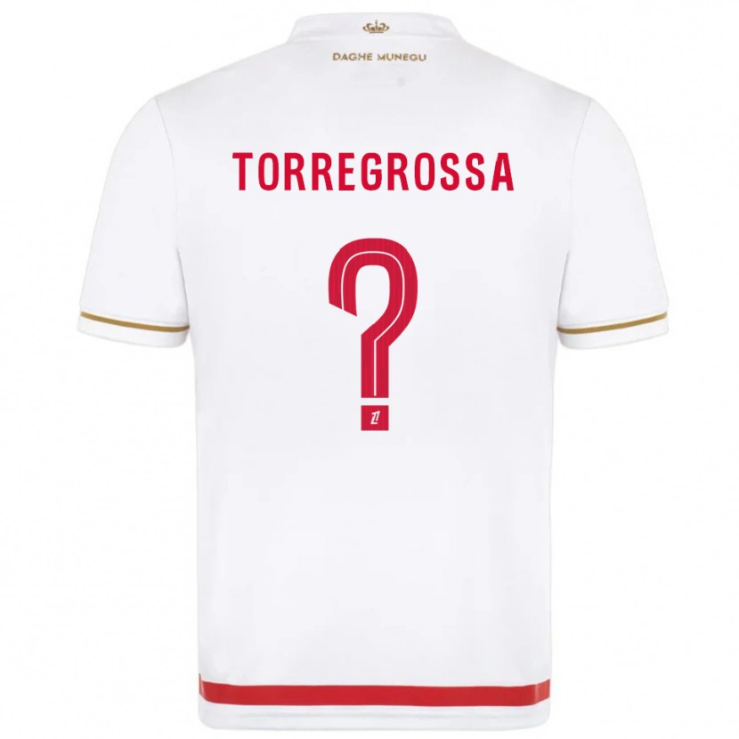 Danxen Kinderen Hugo Torregrossa #0 Rood Wit Thuisshirt Thuistenue 2025/26 T-Shirt