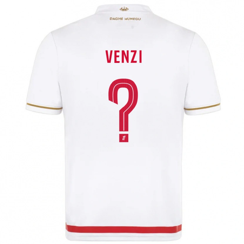 Danxen Kinderen John Venzi #0 Rood Wit Thuisshirt Thuistenue 2025/26 T-Shirt