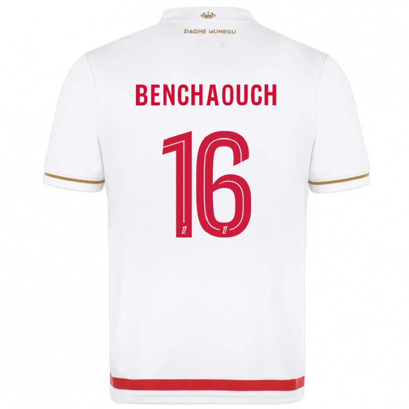 Danxen Kinderen Yanis Benchaouch #16 Rood Wit Thuisshirt Thuistenue 2025/26 T-Shirt