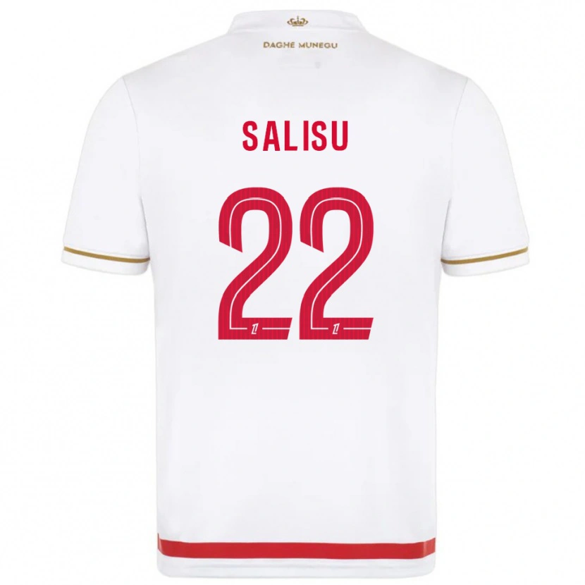 Danxen Kinderen Mohammed Salisu #22 Rood Wit Thuisshirt Thuistenue 2025/26 T-Shirt