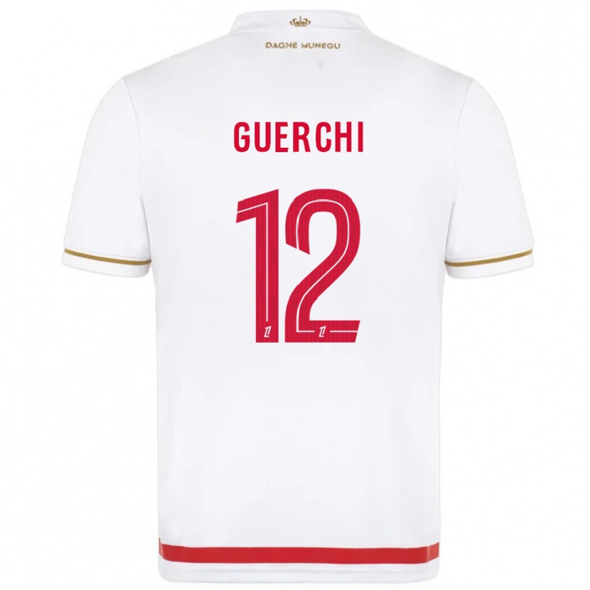Danxen Kinderen Wassim Guerchi #12 Rood Wit Thuisshirt Thuistenue 2025/26 T-Shirt