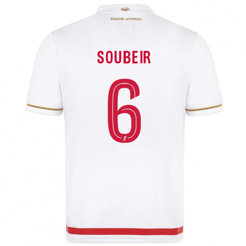 Danxen Kinderen Anis Soubeir #6 Rood Wit Thuisshirt Thuistenue 2025/26 T-Shirt