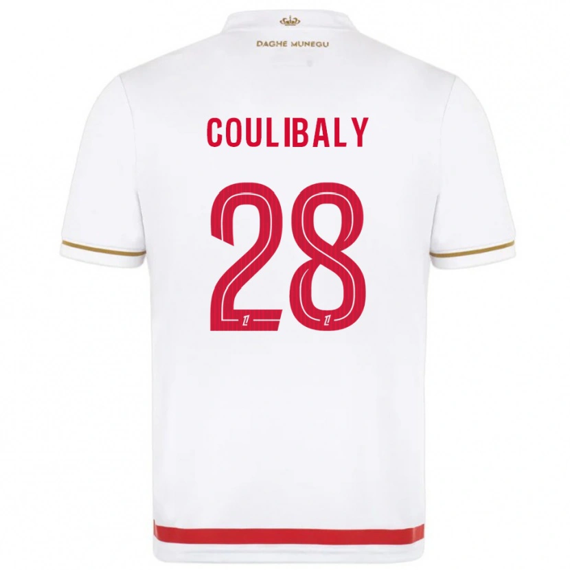 Danxen Kinderen Mamadou Coulibaly #28 Rood Wit Thuisshirt Thuistenue 2025/26 T-Shirt