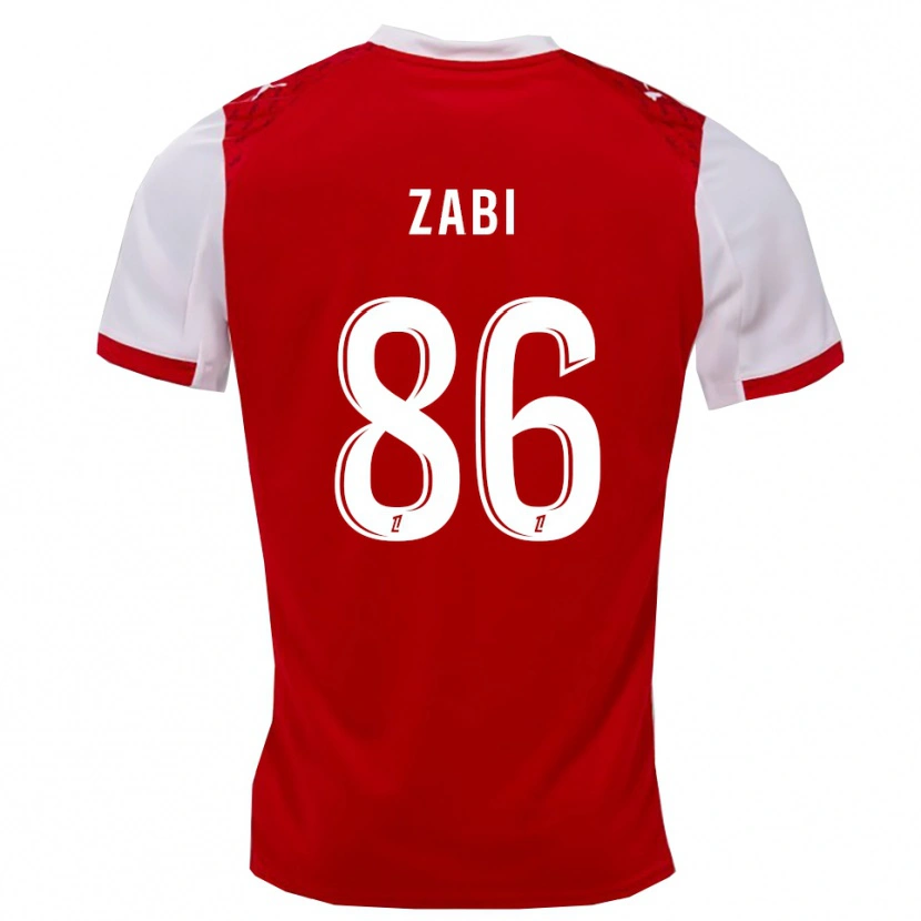 Danxen Kinderen Zabi #86 Rood Wit Thuisshirt Thuistenue 2025/26 T-Shirt