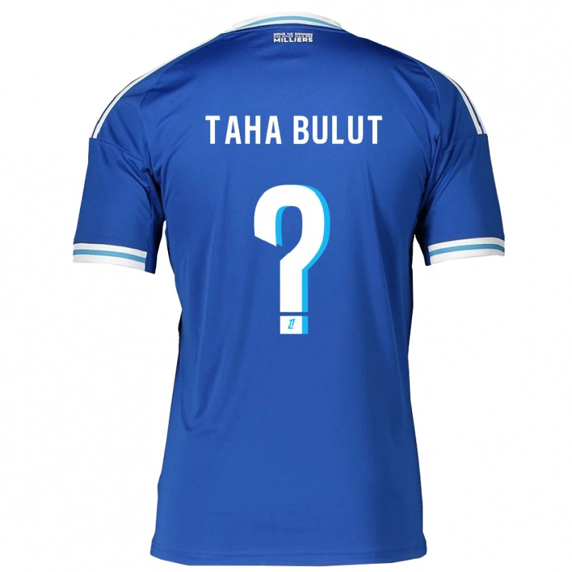 Danxen Kinderen Yunus Taha Bulut #0 Blauw Wit Thuisshirt Thuistenue 2025/26 T-Shirt