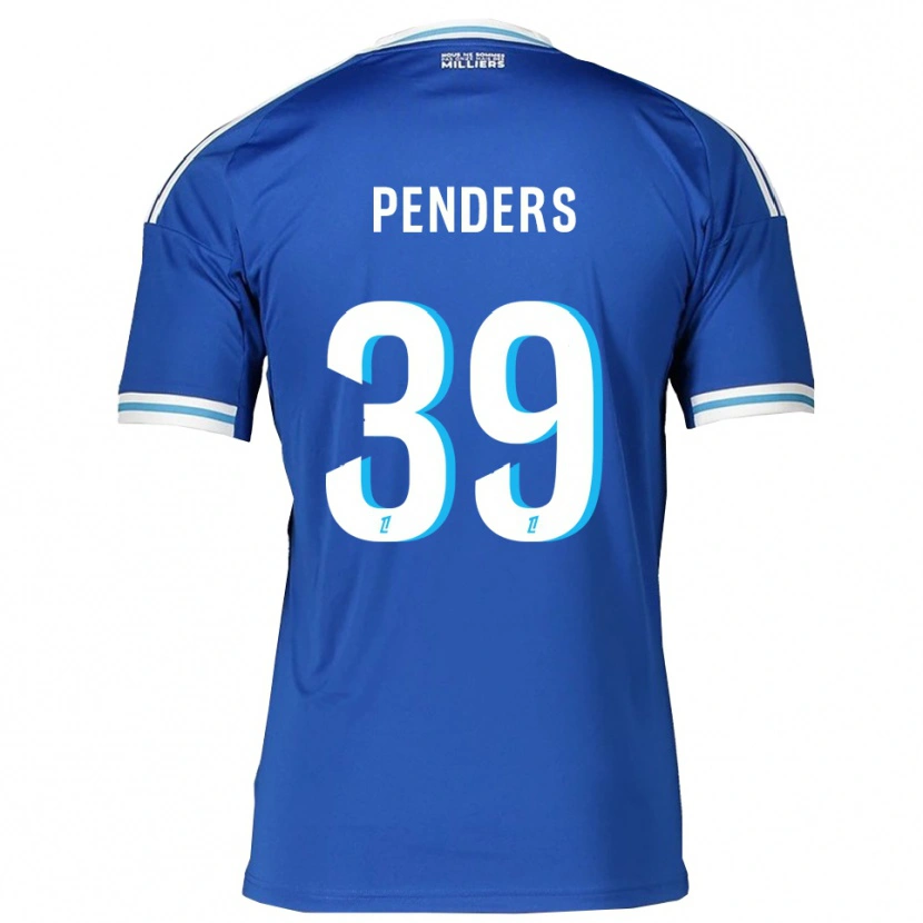 Danxen Kinderen Mike Penders #39 Blauw Wit Thuisshirt Thuistenue 2025/26 T-Shirt