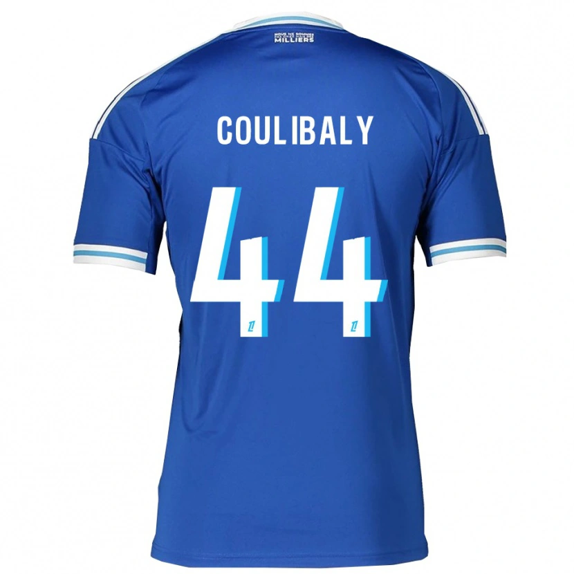 Danxen Kinderen Soumaïla Coulibaly #44 Blauw Wit Thuisshirt Thuistenue 2025/26 T-Shirt