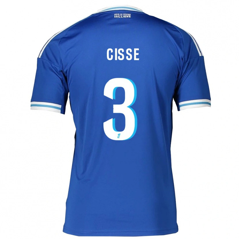 Danxen Kinderen Louis Cisse #3 Blauw Wit Thuisshirt Thuistenue 2025/26 T-Shirt