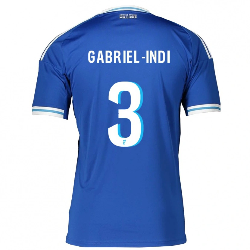 Danxen Kinderen Amizade Gabriel-Indi #3 Blauw Wit Thuisshirt Thuistenue 2025/26 T-Shirt