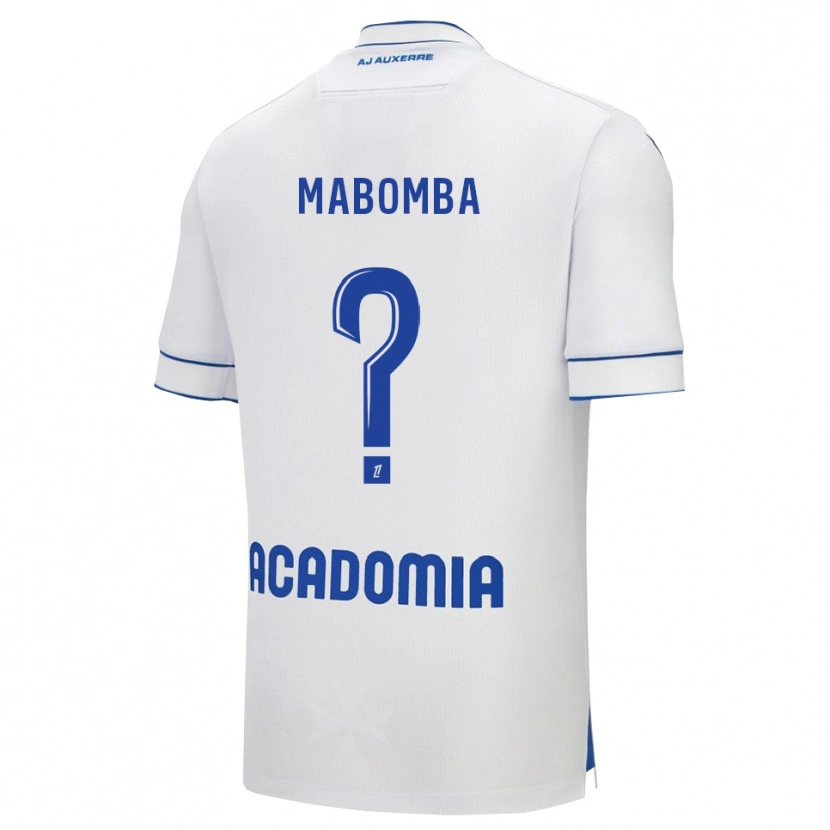 Danxen Kinderen Gloria Mabomba #0 Wit Blauw Thuisshirt Thuistenue 2025/26 T-Shirt