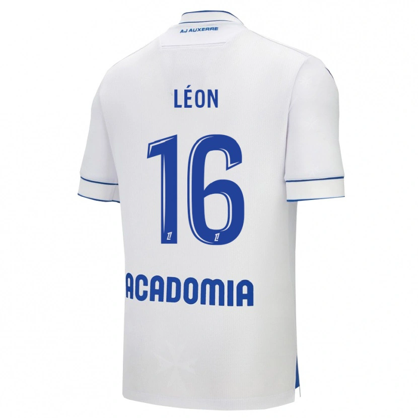 Danxen Kinderen Donovan Léon #16 Wit Blauw Thuisshirt Thuistenue 2025/26 T-Shirt