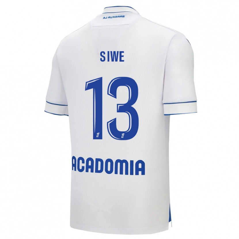 Danxen Kinderen Telli Siwe #13 Wit Blauw Thuisshirt Thuistenue 2025/26 T-Shirt
