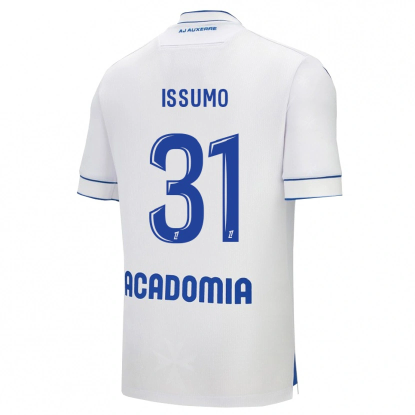 Danxen Kinderen Aaron Issumo #31 Wit Blauw Thuisshirt Thuistenue 2025/26 T-Shirt