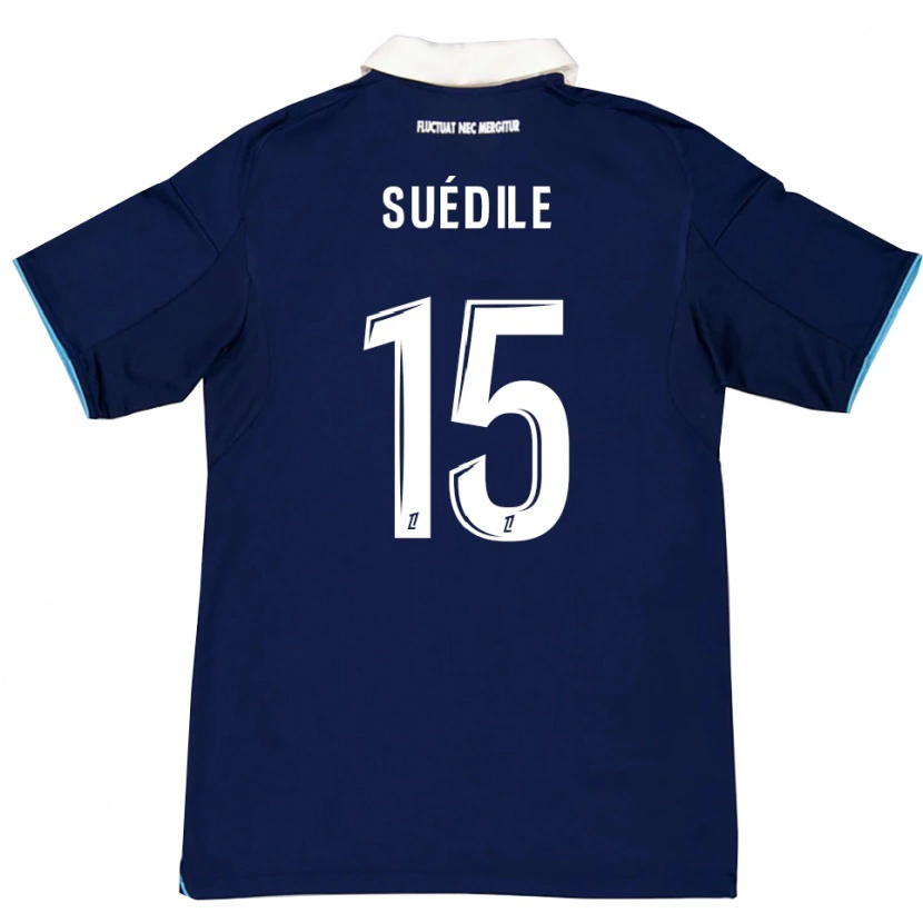 Danxen Kinderen Layvin Suédile #15 Donkerblauw Wit Thuisshirt Thuistenue 2025/26 T-Shirt
