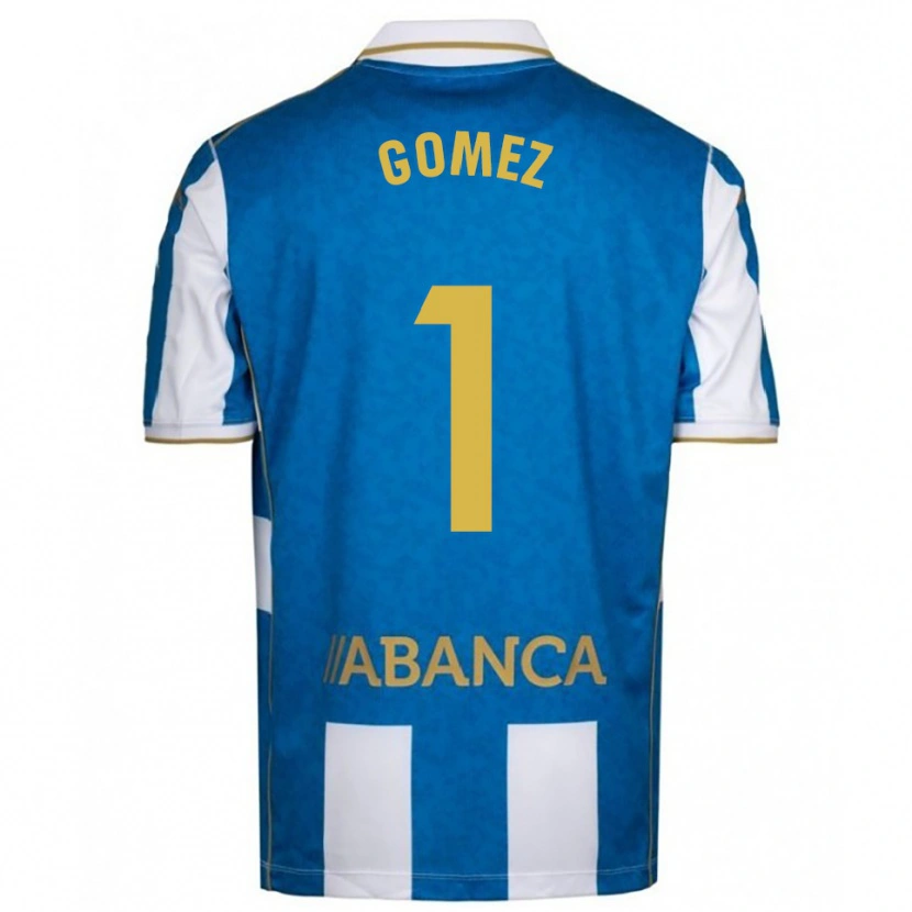 Danxen Kinderen Yohana Gómez #1 Wit Blauw Thuisshirt Thuistenue 2025/26 T-Shirt