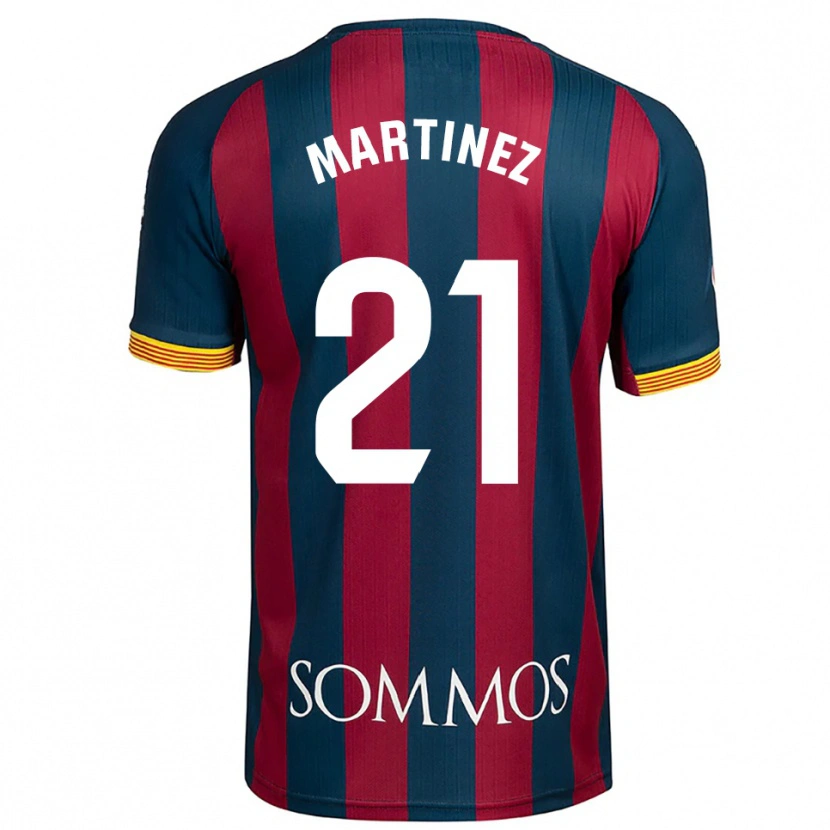 Danxen Kinderen Alejandra Martínez #21 Marineblauw Rood Thuisshirt Thuistenue 2025/26 T-Shirt